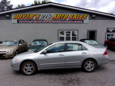 2007 Honda Accord for sale at ROYERS 219 AUTO SALES in Dubois PA