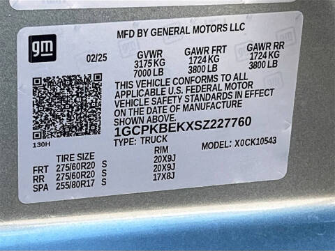 2025 Chevrolet Silverado 1500