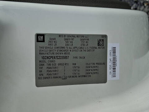 2012 Chevrolet Silverado 1500