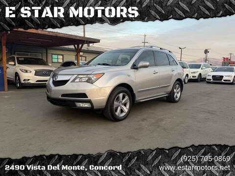 2013 Acura MDX for sale at E STAR MOTORS in Concord CA