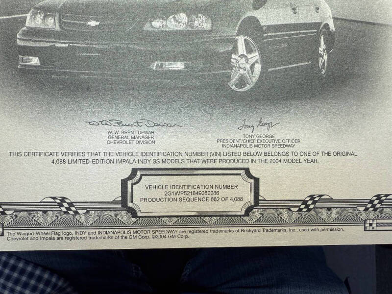 2004 Chevrolet Impala SS Supercharged