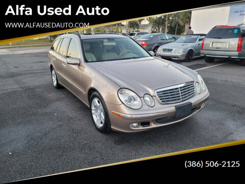 2006 Mercedes-Benz E-Class for sale at Alfa Used Auto in Holly Hill FL