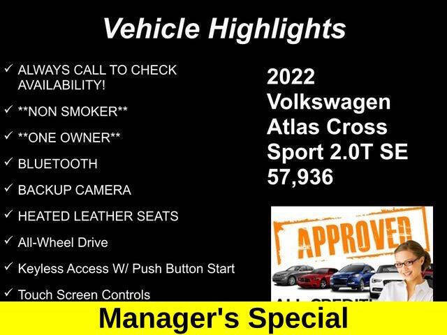 2022 Volkswagen Atlas Cross Sport SE 4Motion
