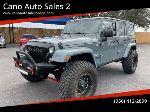 2015 Jeep Wrangler Unlimited for sale at Cano Auto Sales 2 in Harlingen TX
