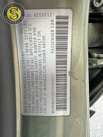 2003 Volkswagen Passat GLX