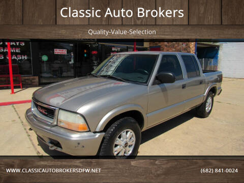 2003 GMC Sonoma for sale at Classic Auto Brokers in Haltom City TX