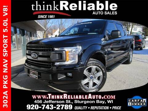 2019 Ford F-150 for sale at RELIABLE AUTOMOBILE SALES, INC in Sturgeon Bay WI