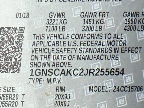 2018 Chevrolet Tahoe LS