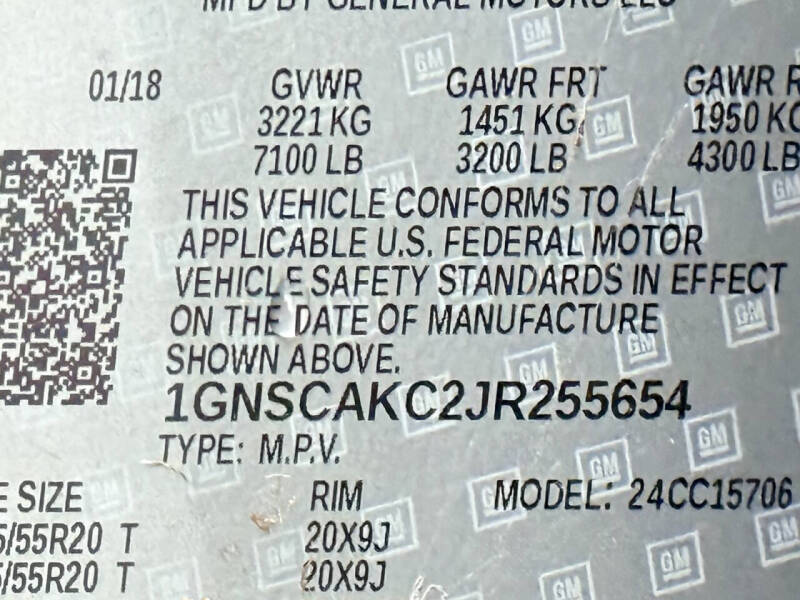 2018 Chevrolet Tahoe LS