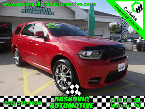 2019 Dodge Durango for sale at RASKOVIC AUTOMOTIVE GROUP in Monroe WI