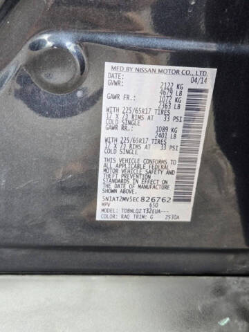 2014 Nissan Rogue SV