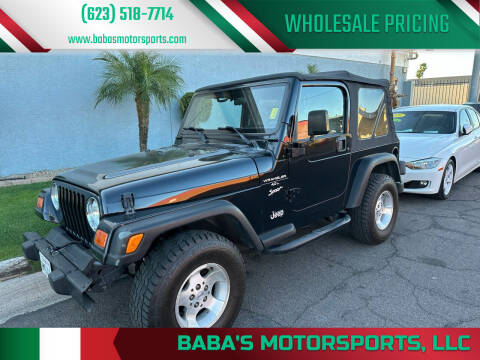 2000 Jeep Wrangler for sale at Baba's Motorsports, LLC in Phoenix AZ