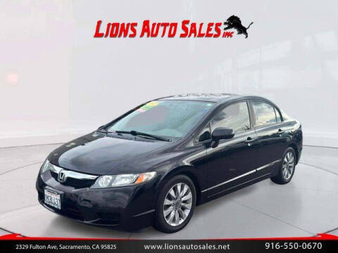 2011 Honda Civic for sale at LIONS AUTO SALES in Sacramento CA