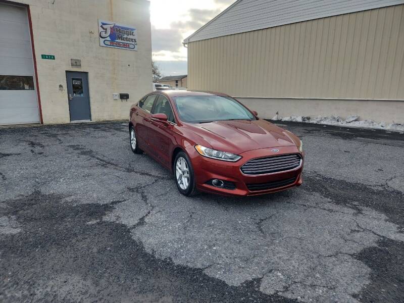 2014 Ford Fusion for sale at J'S MAGIC MOTORS in Lebanon PA