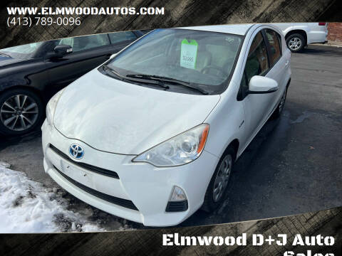 2013 Toyota Prius c for sale at Elmwood D+J Auto Sales in Agawam MA