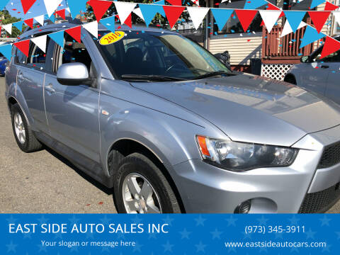 2010 Mitsubishi Outlander for sale at EAST SIDE AUTO SALES INC in Paterson NJ