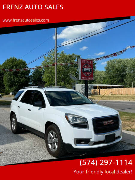 2016 GMC Acadia for sale at FRENZ AUTO SALES in Monticello IN