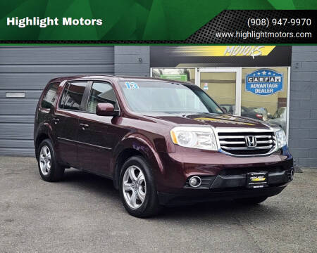 2013 Honda Pilot for sale at Highlight Motors in Linden NJ