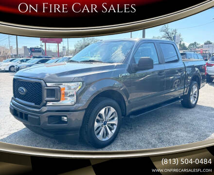 2018 Ford F-150 for sale at On Fire Car Sales in Tampa FL