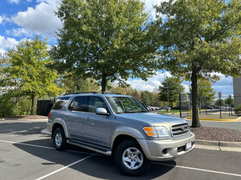 2001 Toyota Sequoia for sale at Virginia Fine Cars in Chantilly VA