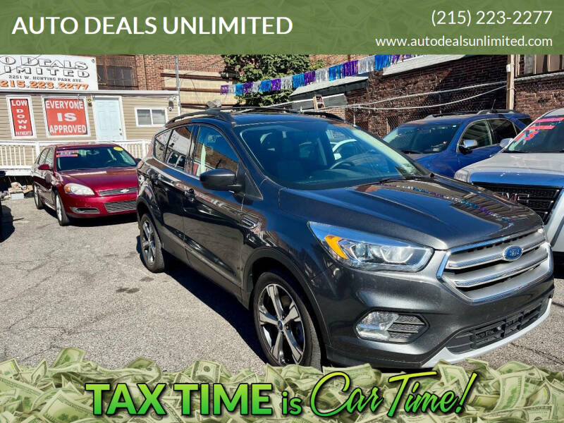 2017 Ford Escape for sale at AUTO DEALS UNLIMITED in Philadelphia PA