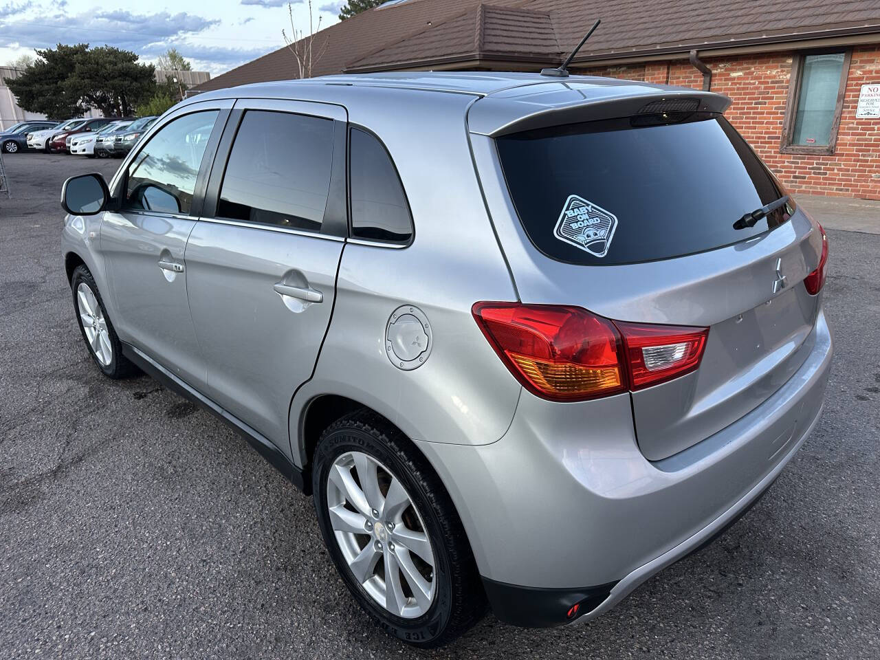 Silver 2013 Mitsubishi Outlander Sport SE AWD SE 4dr Crossover 13