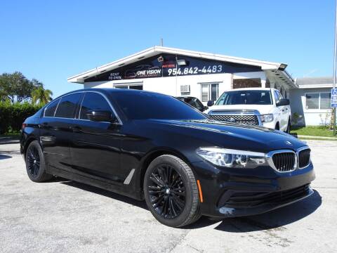 2019 BMW 5 Series for sale at One Vision Auto in Hollywood FL