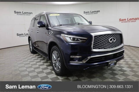 2021 Infiniti QX80 for sale at Sam Leman Ford in Bloomington IL