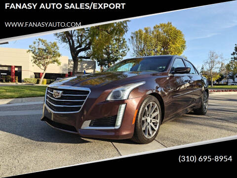 2016 Cadillac CTS for sale at FANASY AUTO SALES/EXPORT in Yorba Linda CA