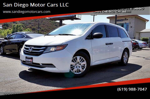 2016 Honda Odyssey for sale at San Diego Motor Cars LLC in Spring Valley CA