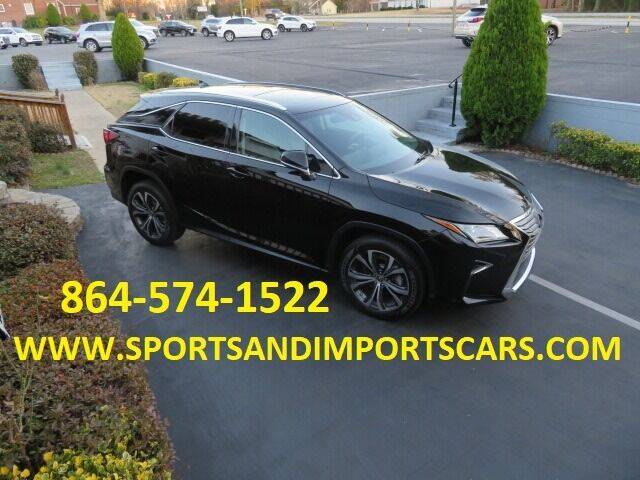2018 Lexus RX 350 for sale at Sports & Imports INC in Spartanburg SC
