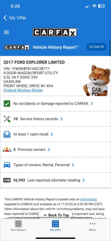 2017 Ford Explorer Limited