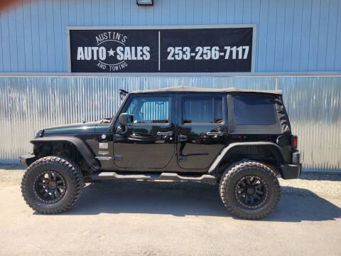 2012 Jeep Wrangler Unlimited for sale at Austin's Auto Sales in Edgewood WA