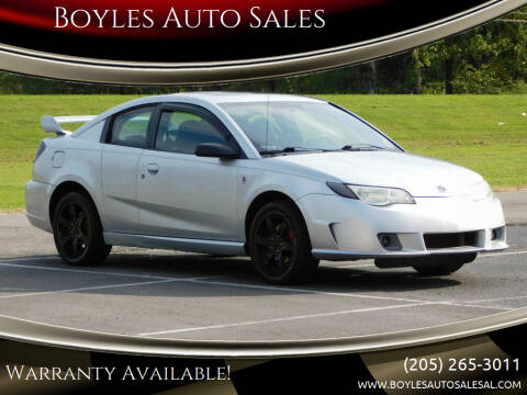 2006 Saturn Ion Red Line for sale at Boyles Auto Sales in Jasper AL