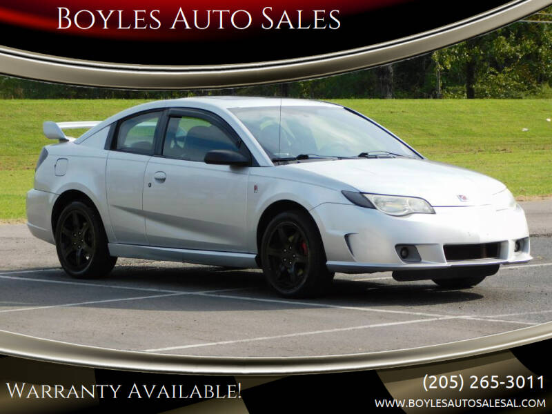 2006 Saturn Ion Red Line for sale at Boyles Auto Sales in Jasper AL