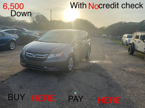 2016 Honda Odyssey for sale at First Choice Financial LLC in Semmes AL