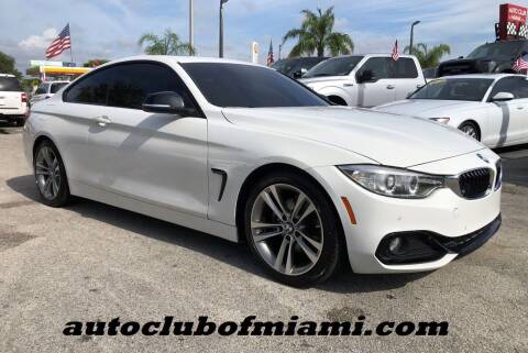 2015 BMW 4 Series for sale at AUTO CLUB OF MIAMI, INC in Miami FL
