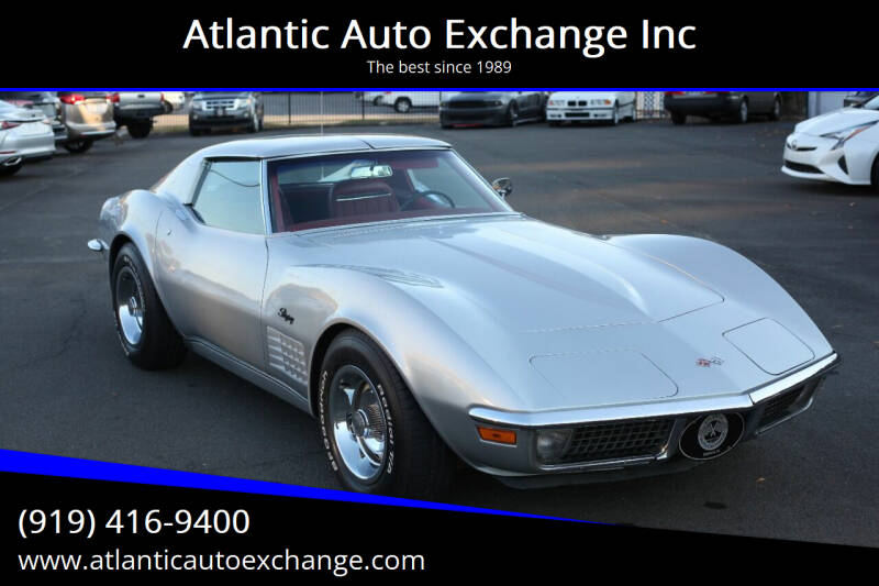 1971 Chevrolet Corvette for sale at Atlantic Auto Exchange Inc in Durham NC