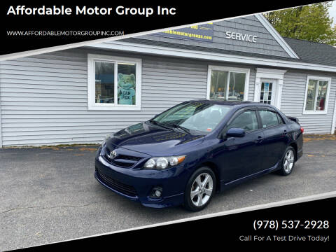 2012 Toyota Corolla for sale at Affordable Motor Group Inc in Worcester MA