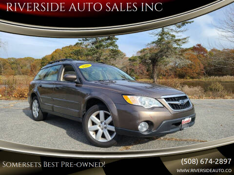 2008 Subaru Outback for sale at RIVERSIDE AUTO SALES INC in Somerset MA