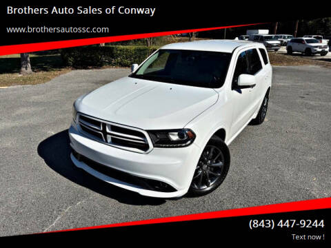 2017 Dodge Durango for sale at Brothers Auto Sales of Conway in Conway SC