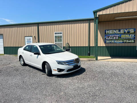 2012 Ford Fusion for sale at Steves Auto Sales in Steele MO