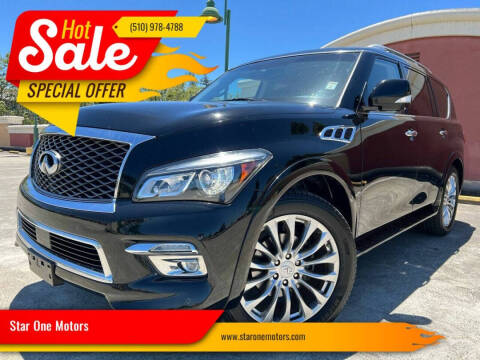 2015 Infiniti QX80 for sale at Star One Motors in Hayward CA