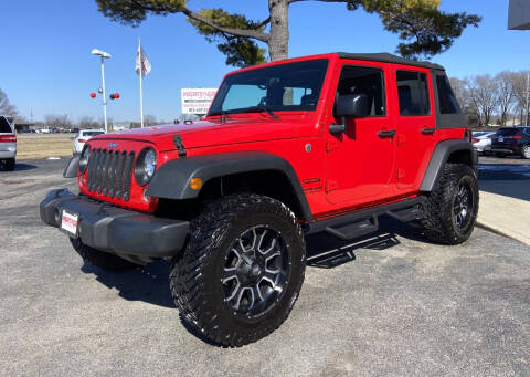 2017 Jeep Wrangler Unlimited for sale at Heritage Automotive Sales in Columbus in Columbus IN