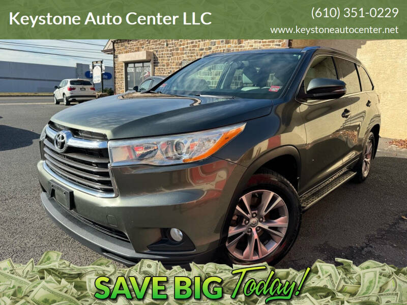 2014 Toyota Highlander for sale at Keystone Auto Center LLC in Allentown PA