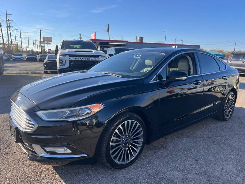 Used 2018 Ford Fusion Titanium with VIN 3FA6P0D99JR169018 for sale in Garland, TX