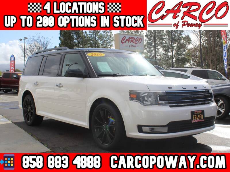 2016 Ford Flex for sale at CARCO SALES & FINANCE - CARCO OF POWAY in Poway CA