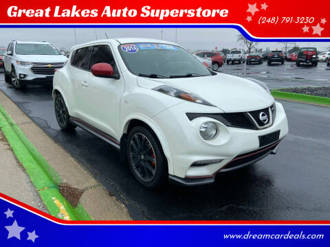 2014 Nissan JUKE for sale at Great Lakes Auto Superstore in Waterford Township MI