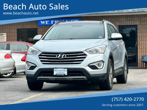 2014 Hyundai Santa Fe for sale at Beach Auto Sales in Virginia Beach VA