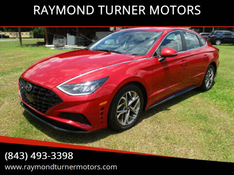 2021 Hyundai Sonata for sale at RAYMOND TURNER MOTORS in Pamplico SC